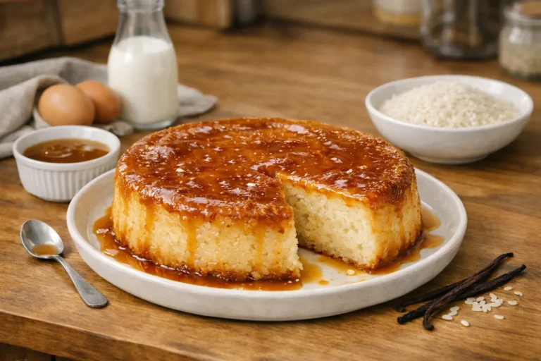 recette gâteau de riz façon grand-mère