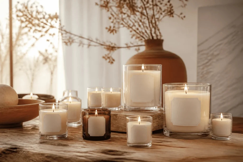 Développer une gamme de bougies : comment l'étiquetage structure votre identité de marque