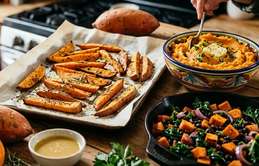 comment cuisiner la patate douce